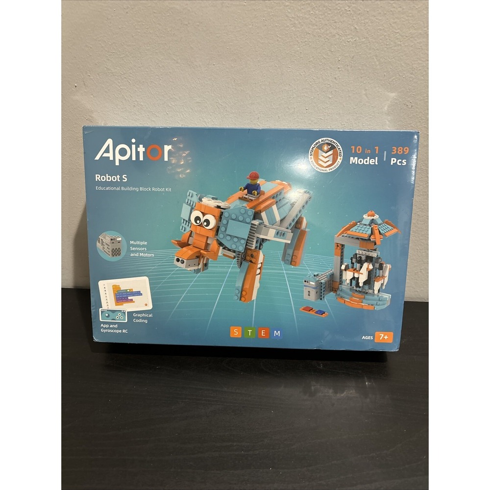 Apitor Robot S Programming Robot 10 In 1 Transformable Robot Stem APR041 New NIB